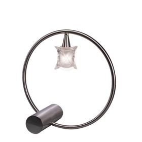 Rosa Satin Nickel Table Lamps Mantra Designer Table Lamps